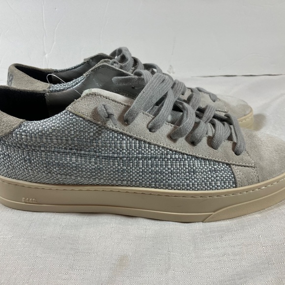 NWOT P448 Jack Suede & Woven Textured Sneakers, Women's Size 38 (US Size 8) - Picture 7 of 14